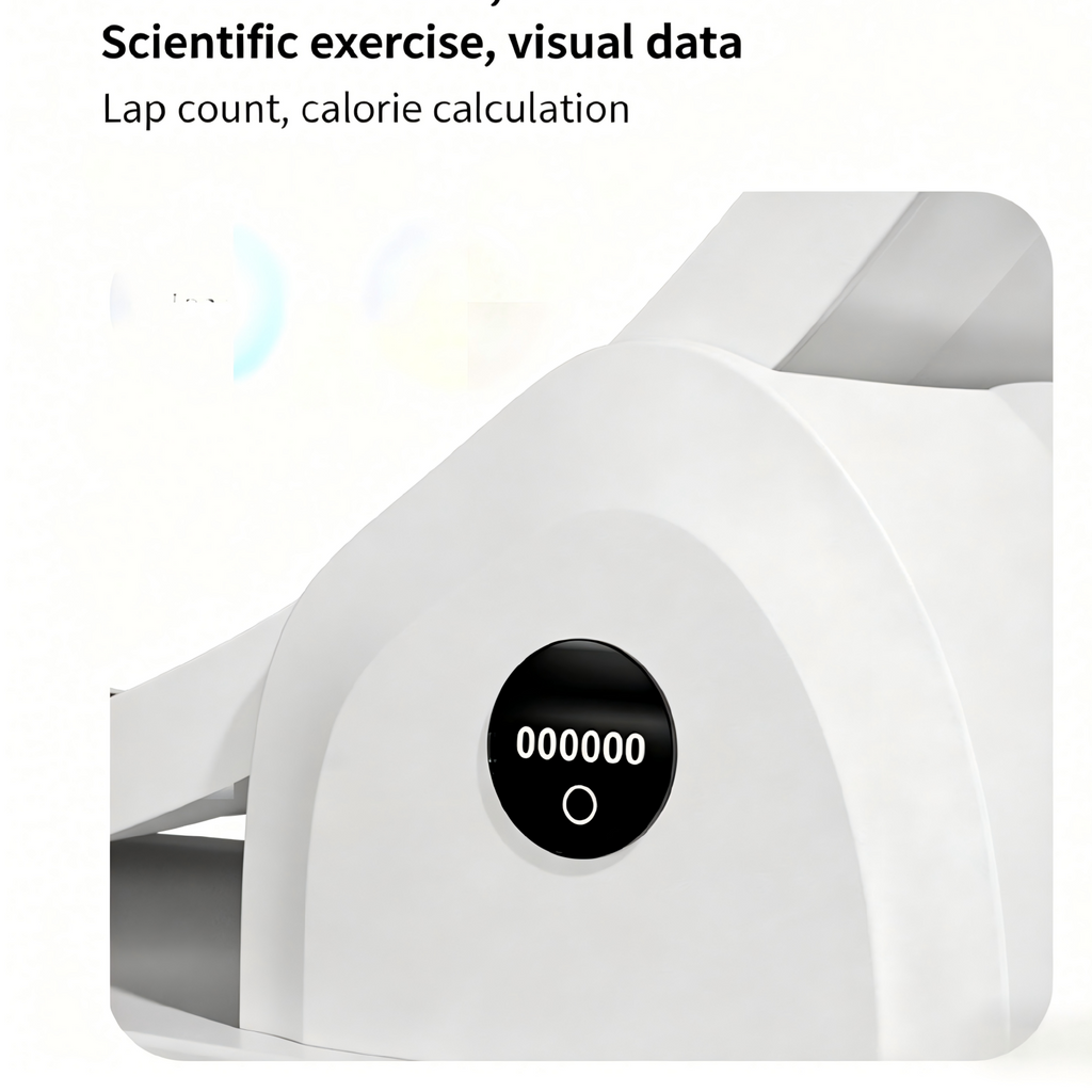 110cm Ultra-Silent Smart Display Cat Treadmill, Large Diameter ABS Exercise Wheel for Indoor Cats
