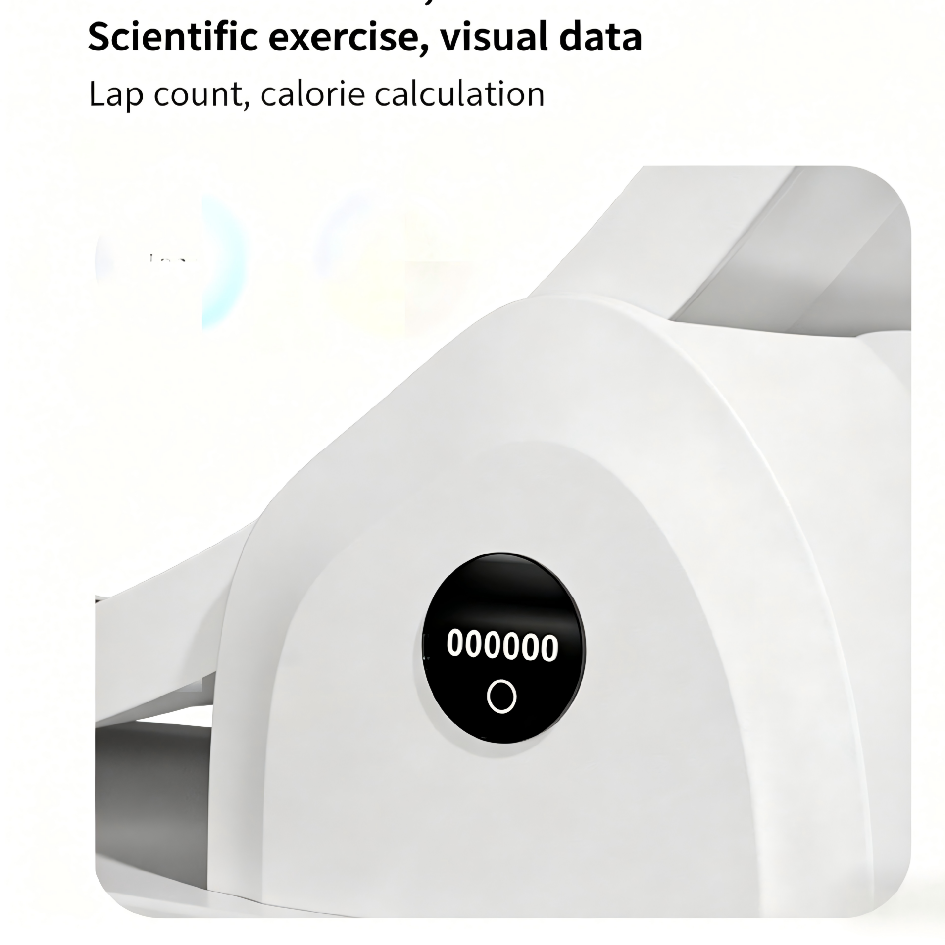 110cm Ultra-Silent Smart Display Cat Treadmill, Large Diameter ABS Exercise Wheel for Indoor Cats