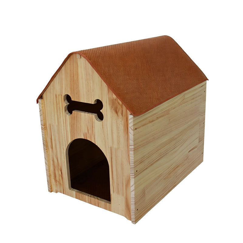 Waterproof Wooden Pet House Outdoor Indoor Small Medium Large Dogs Shelter Weatherproof Puppy Kennel