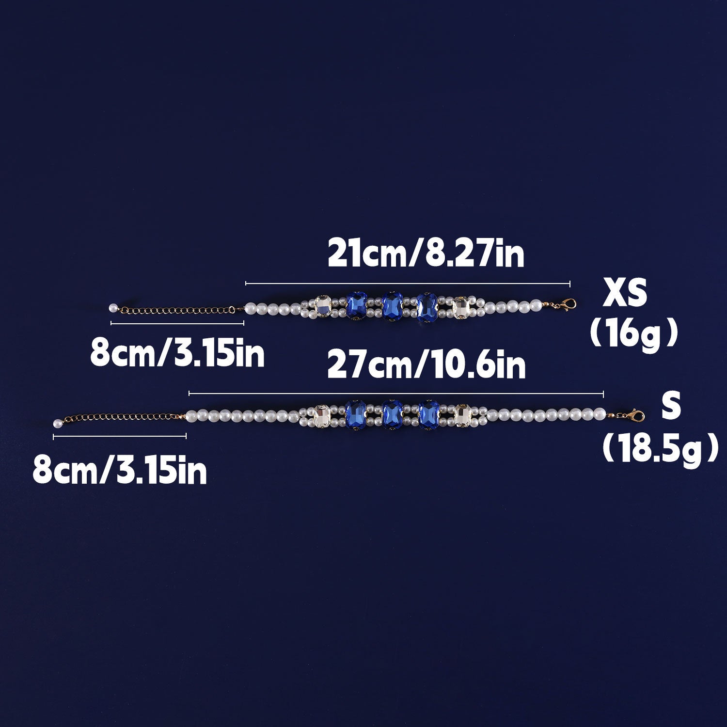 Luxury Rhinestone Pearl Cat Collar, Bling Gem Crystal Pet Necklace, Adjustable Elegant Kitten Puppy Dress Up Jewelry Collar for Small Pets